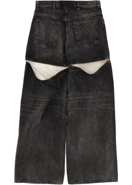 Blugi skinny THE ATTICO Jeans Long BLACK Femei (BM 19756541) 2