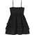 Ganni Cotton Mini Dress BLACK