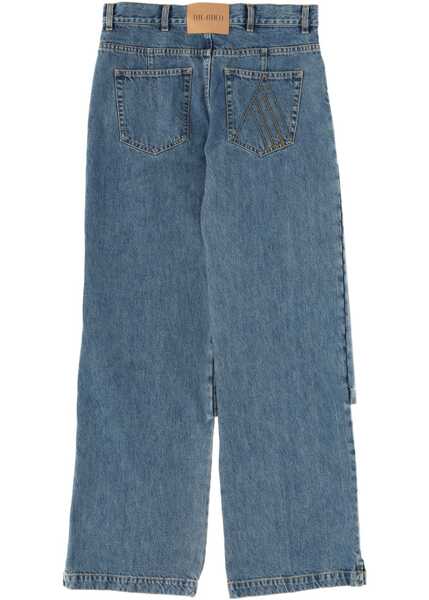 Blugi skinny THE ATTICO Jeans Long BLUE Femei (BM 19756598) 2