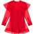 Ganni Organza Mini Dress RED