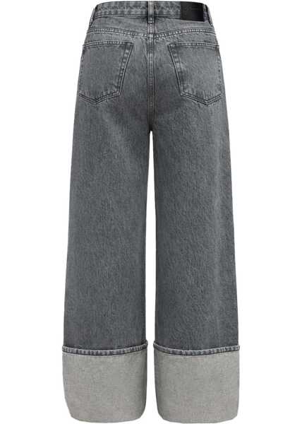 Pantaloni casual Ganni Double Fly Jeans CHARCOAL Femei (BM 19756631) 2