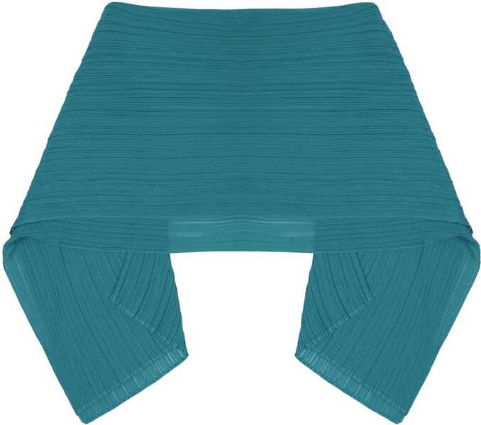 Poncho PLEATS PLEASE ISSEY MIYAKE Madame-T June Stole GREEN Femei (BM 19756670) 2