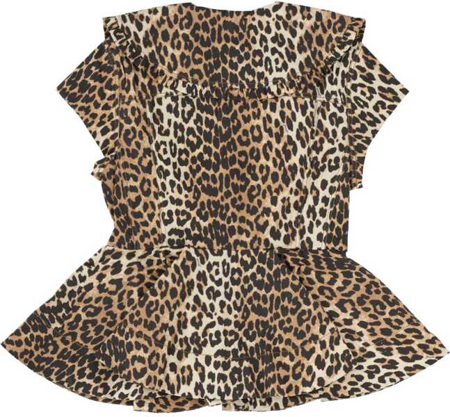 Bluze Ganni Sleeveless Shirt With Print ANIMALIER Femei (BM 19756682) 2