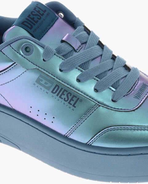 Sneakers Diesel Vegan Leather Low-Top Sneakers S-Athene Bold With 6Cm Maxi S Blue Femei (BM 19756904) 4