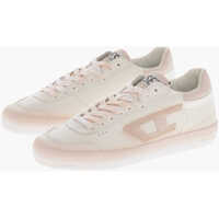 Sneakers Leather Low-Top Sneakers S-Leroji Solid-Color With Tone-On-T Barbati