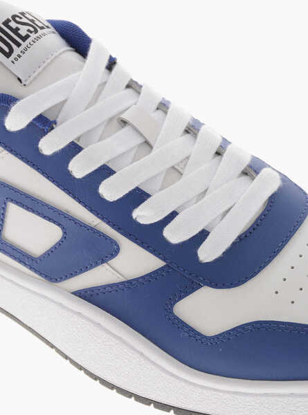 Sneakers Diesel Low Sneakers S-Ukiyo Leather Two-Tone White Barbati (BM 19756919) 4