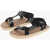 Maison Margiela M22 Canvas Sandals With Velcro Closure And Rope Sole Black