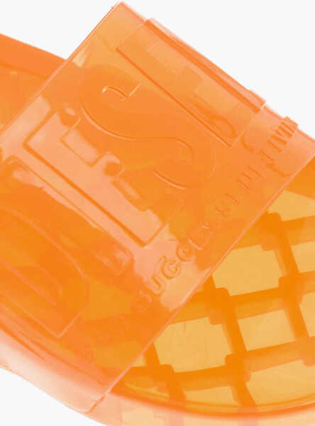 Sandale fara toc Diesel Pvc Slides Sa-Karaibi Orange Fete (BM 19756940) 4