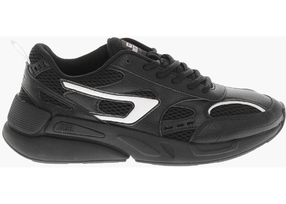 Sneakers Diesel Solid-Color Low-Top Sneakers S-Serendipity With Contrasting Black Barbati (BM 19756949) 3