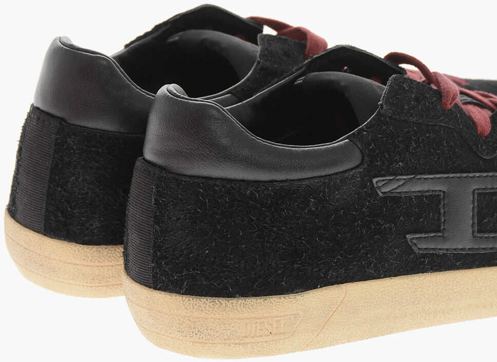 Sneakers Diesel Leather Low-Top Sneakers S-Leroji Solid-Color Black Barbati (BM 19756967) 2