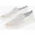 Diesel Solid-Color Leather Slip-Ons S-Athos White