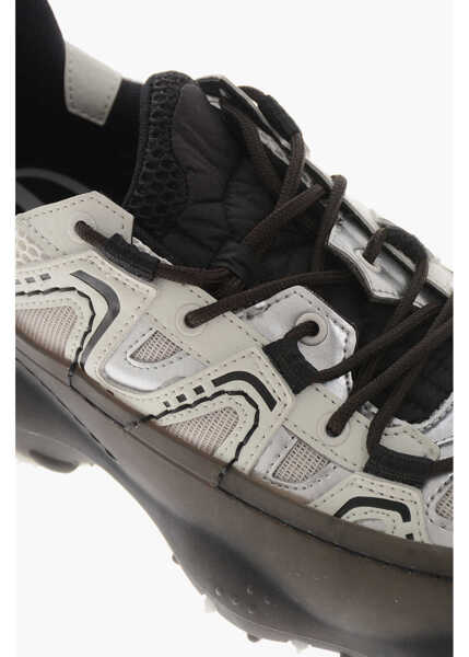 Sneakers Diesel Fabric Low-Top Sneakers S-Prototype P1 With Maxi Rubber Sole Black Barbati (BM 19757003) 4