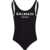 Balmain Costume With Logo BLACK