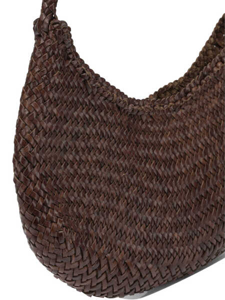 Genti de umar DRAGON DIFFUSION Nova Luna small shoulder bag Brown Femei (BM 19757691) 4