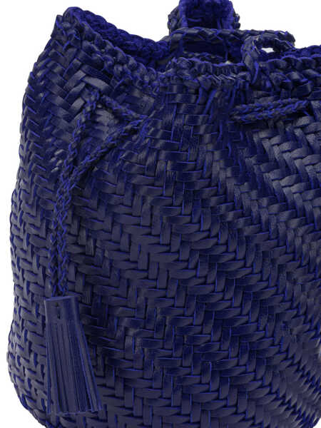 Genti tip postas DRAGON DIFFUSION PomPom Double Jump mini shoulder bag Blue Femei (BM 19757724) 4