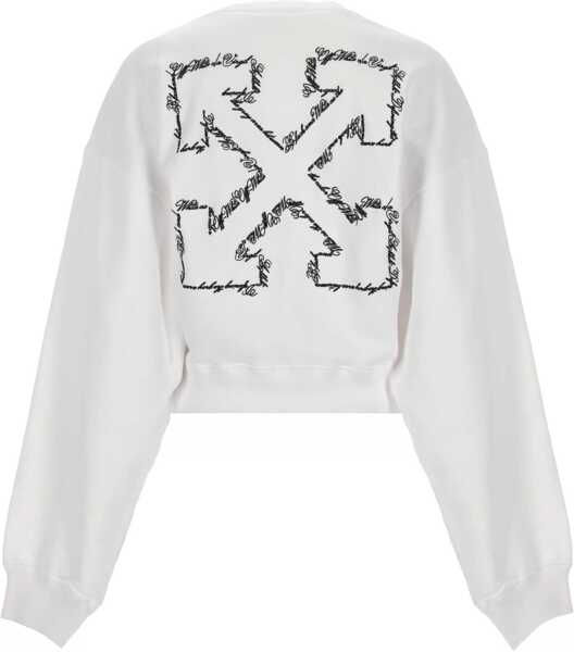 Bluze de trening Off-White Sweatshirt With Logo WHITE Femei (BM 19758083) 2