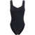 HUNZA G Dallas one-piece Swimsuit BLACK