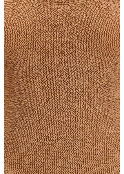 Costume de baie intregi HUNZA G Domino Swimsuit METALLIC/COCOA Femei (BM 19758125) 3