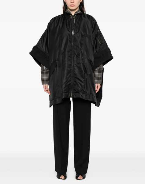Jachete MM6 Maison Margiela Nylon Cape BLACK Femei (BM 19758167) 2