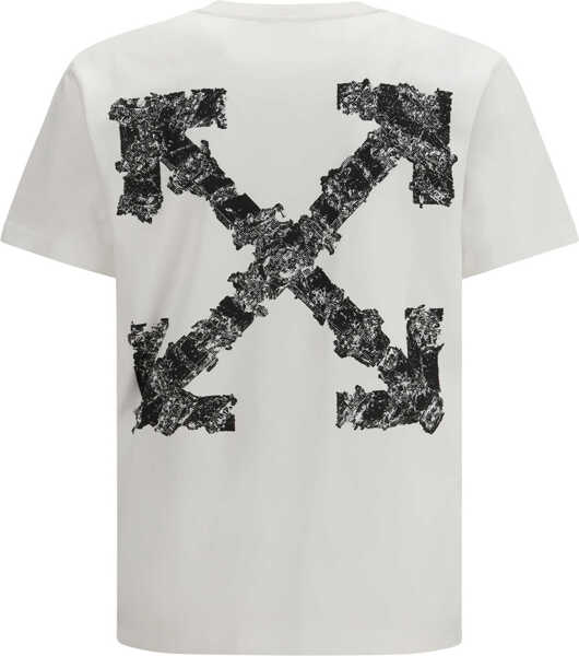 Tricouri Off-White HERALDIC TRESHOLD ARROWS S/S SLIM TEE WHITE Barbati (BM 19758188) 2