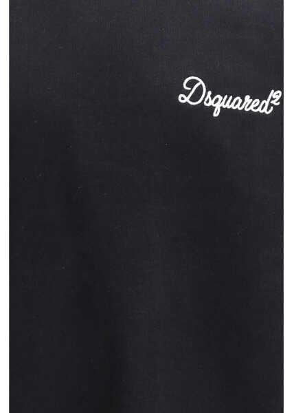 Bluze de trening DSQUARED2 D2 SIGNATURE RELAX FIT CREWNECK SWEATSHI BLACK Barbati (BM 19758203) 3