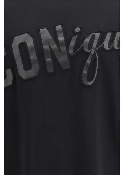 Tricouri DSQUARED2 Iconique T-shirt BLACK Barbati (BM 19758227) 3