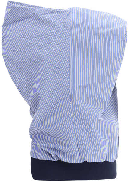 Pulovere casual Sacai Poplin Pullover BLUE STRIPE Femei (BM 19758245) 2