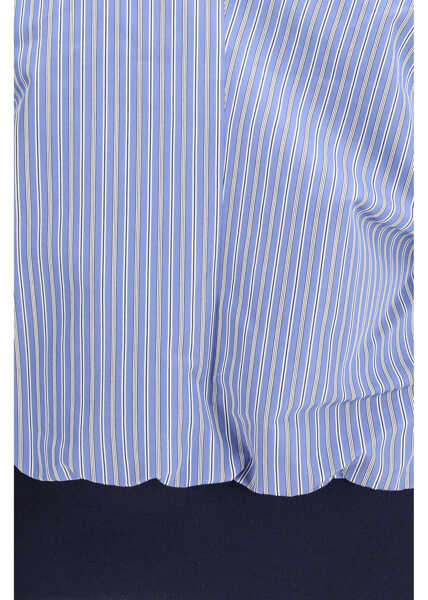 Pulovere casual Sacai Poplin Pullover BLUE STRIPE Femei (BM 19758245) 3