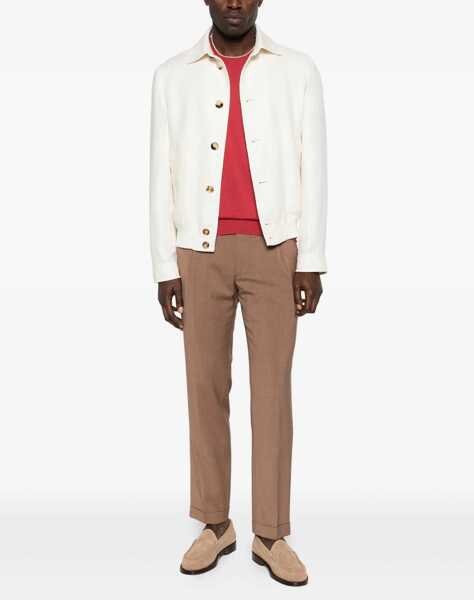 Tricouri Brunello Cucinelli Cotton T-shirt FRAGOLANEBBIA Barbati (BM 19758314) 2