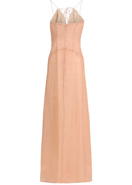 Rochii KRISTINA TI Charlene Amnesia long Dress PINK Femei (BM 19758326) 2