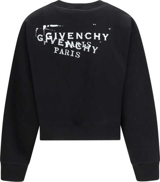 Bluze de trening Givenchy Logo brushed fabric Sweatshirt BLACK Femei (BM 19758359) 2