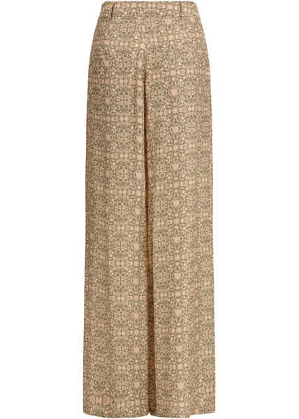 Pantaloni casual KRISTINA TI All-over pattern Trousers MULTI Femei (BM 19758395) 2