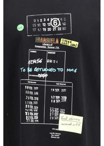 Tricouri MM6 Maison Margiela Graphic print T-shirt BLACK Barbati (BM 19758413) 3