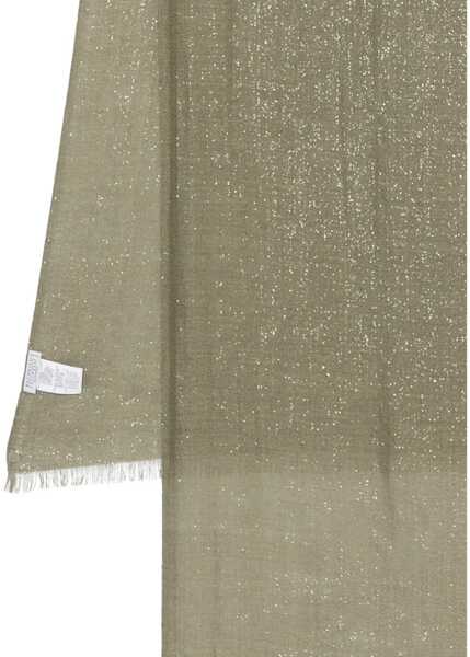 Esarfe Brunello Cucinelli Silk and cashmere Scarf EUCALIPTO Femei (BM 19758434) 3