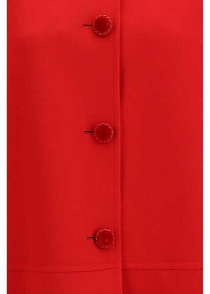 Paltoane Valentino Garavani Single-breasted Compact Drap Coat PARIS Femei (BM 19758485) 3