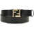 Fendi Reversible Belt NERO+TAB.MR+OS