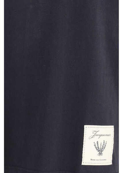 Tricouri JACQUEMUS Le Torneo T-shirt ROSEMARY LABEL DARK NAVY Barbati (BM 19758500) 3