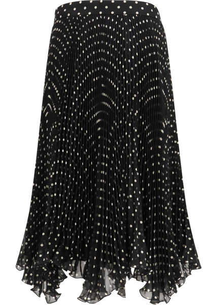 Fuste Valentino Garavani Polka-dot silk Skirt NERO/BETULLA Femei (BM 19758890) 2