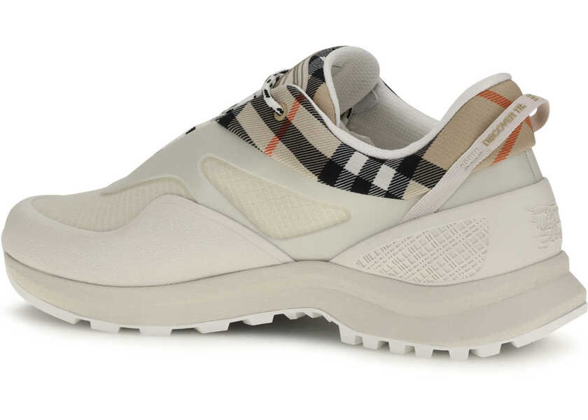 Sneakers Burberry Check and mesh Discover Sneakers TUNDRA BEIGE/ SAND I Barbati (BM 19758896) 3