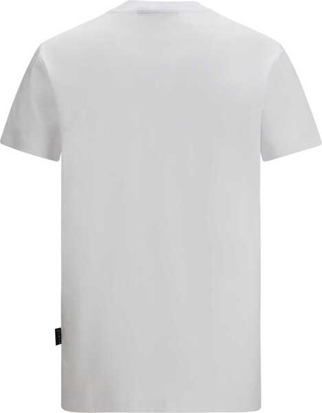 Tricouri Philipp Plein Round Neck T-shirt Hexagon WHITE Barbati (BM 19758902) 2