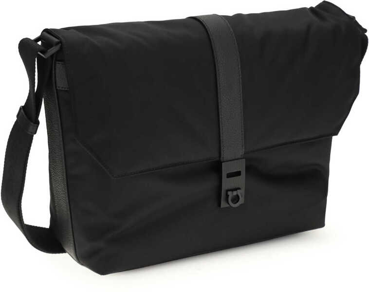 Genti de mana Ferragamo Nylon Shoulder Bag NERO Barbati (BM 19758908) 2