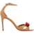 Ferragamo Vara Bow Sandals AMAR/SETA NATURALE