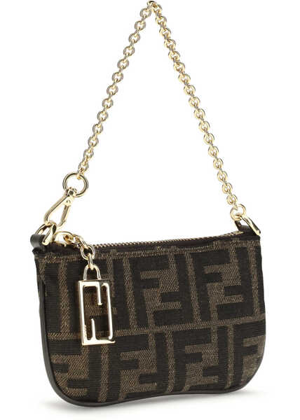 Genti de umar Fendi FF Jacquard Clutch T.MOROR.EBANOOS Femei (BM 19758923) 2