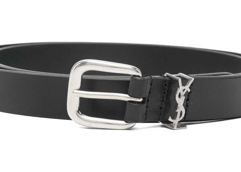 Curele Saint Laurent Cassandre Belt BLACK Barbati (BM 19758935) 3