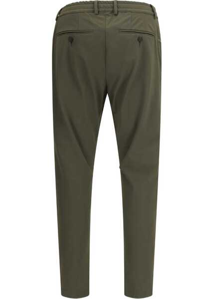 Pantaloni casual Cruna Trousers with an elasticated waistband VERDE Barbati (BM 19758941) 2
