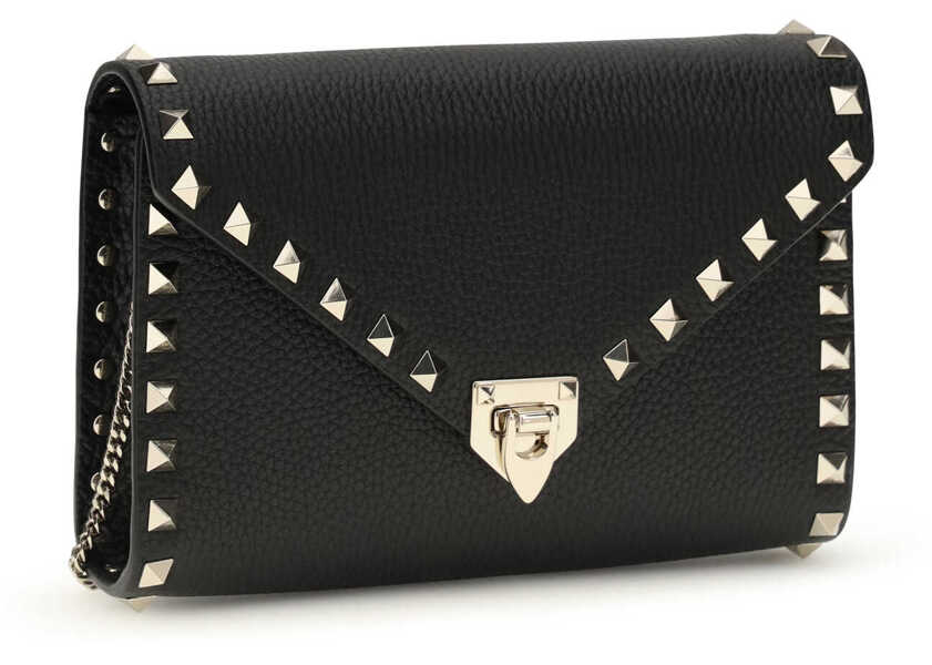 Portofele Valentino Garavani Mini Rockstud Shoulder Bag NERO Femei (BM 19758947) 2