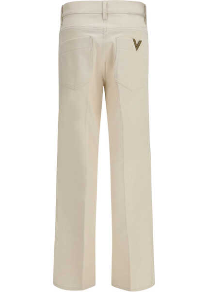 Blugi Valentino Garavani Five-pocket flare Pants AVORIO Femei (BM 19758956) 2