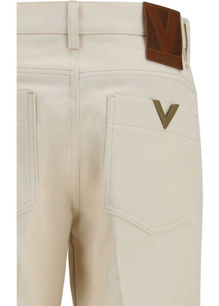 Blugi Valentino Garavani Five-pocket flare Pants AVORIO Femei (BM 19758956) 3