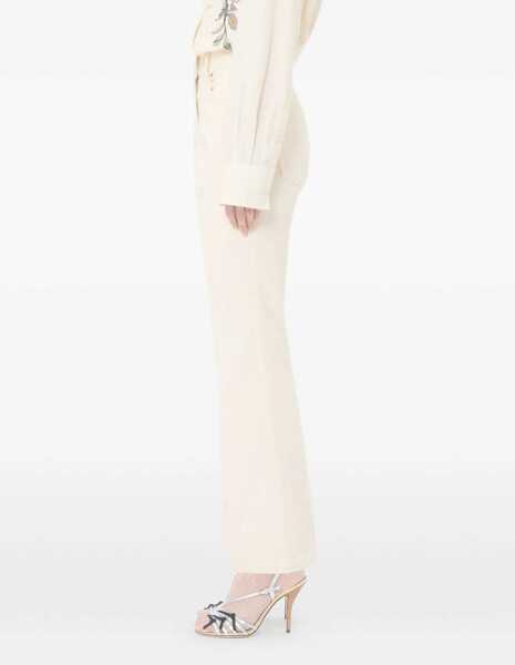 Pantaloni casual Valentino Garavani Five-pocket flare Pants AVORIO Femei (BM 19758956) 4