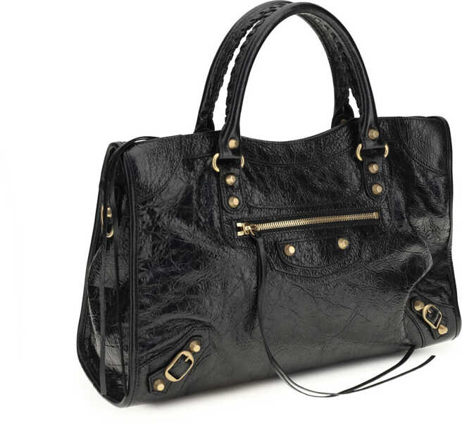 Genti de mana Balenciaga Le City Bag Medium Handbag BLACK Femei (BM 19758965) 2